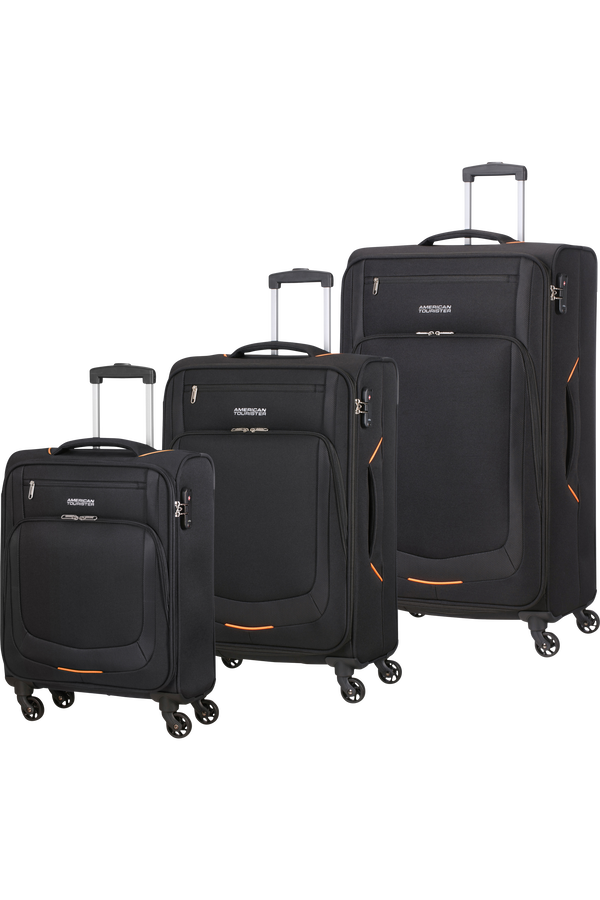 American Tourister Summer Session 3 Pc Set A  Noir/Rouge