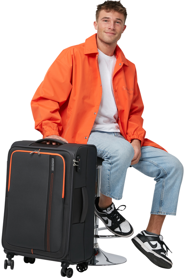 American Tourister Sea Seeker Spinner 68/25 Tsa 68cm  Charcoal Grey