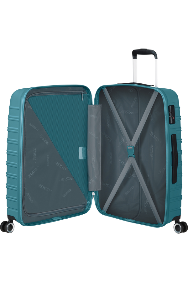 American Tourister ActivAir Spinner 67cm  Bleu canard