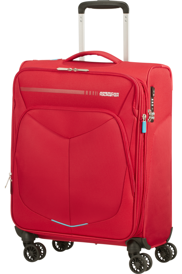 American Tourister Summerfunk Spinner Exp TSA 55cm  Rot