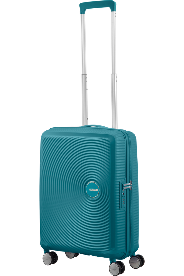 American Tourister Soundbox Spinner Expandable 55cm  Jade Green