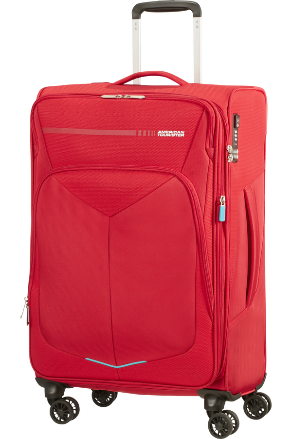 American Tourister Summerfunk Spinner Exp TSA 67cm  Rouge