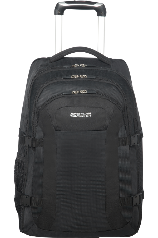 American Tourister Road Quest Laptop Rucksack mit Rollen 39.6cm/15.6inch  Solid Black