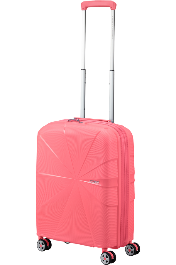 American Tourister Starvibe Spinner Expandable TSA 55cm Sun Kissed Coral