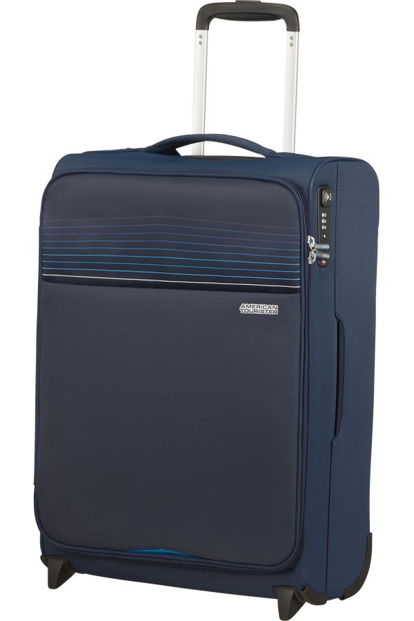 American Tourister Lite Ray Upright TSA 55cm  Bleu marine fonc&eacute;