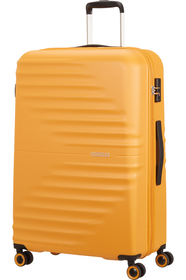 American Tourister Wavetwister Spinner TSA 77cm  Jaune