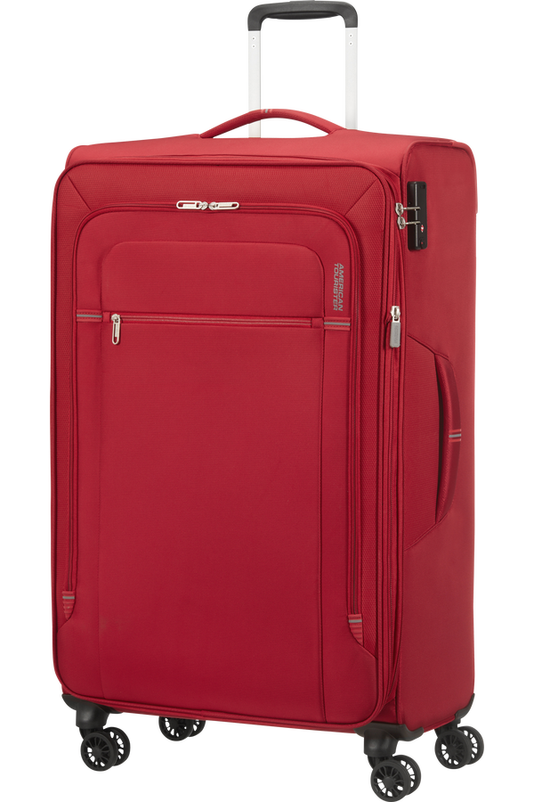 American Tourister Crosstrack Spinner Expandable 79cm  Red/Grey
