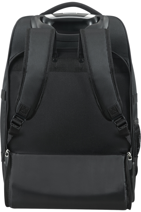 American Tourister Road Quest Sac à dos ordinateur avec roulettes 39.6cm/15.6inch  Solid Black
