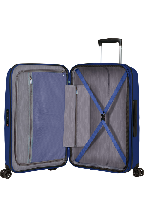 American Tourister Bon Air Dlx Spinner TSA Expandable 66cm  Midnight Navy