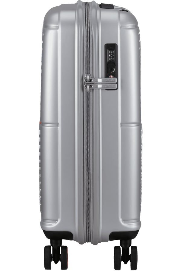 American Tourister Geopop Spinner 55/20 Tsa. 55cm  Argent Métallique