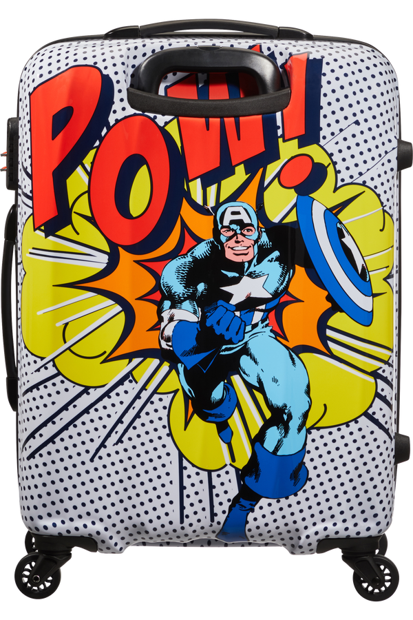 American Tourister Marvel Legends Spinner Alfatwist 65cm  Captain America Pop Art
