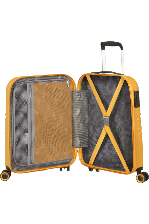 American Tourister Wavetwister Spinner TSA 55cm  Jaune