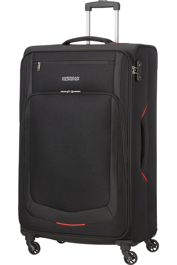 American Tourister Summer Session Spinner TSA L  Black/Red