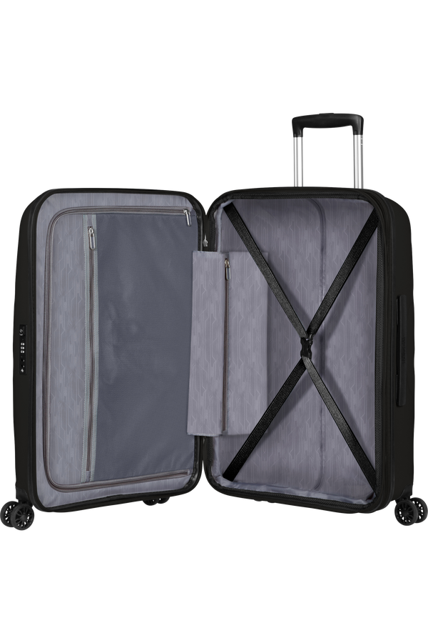 American Tourister Bon Air Dlx Spinner TSA Expandable 66cm  Noir