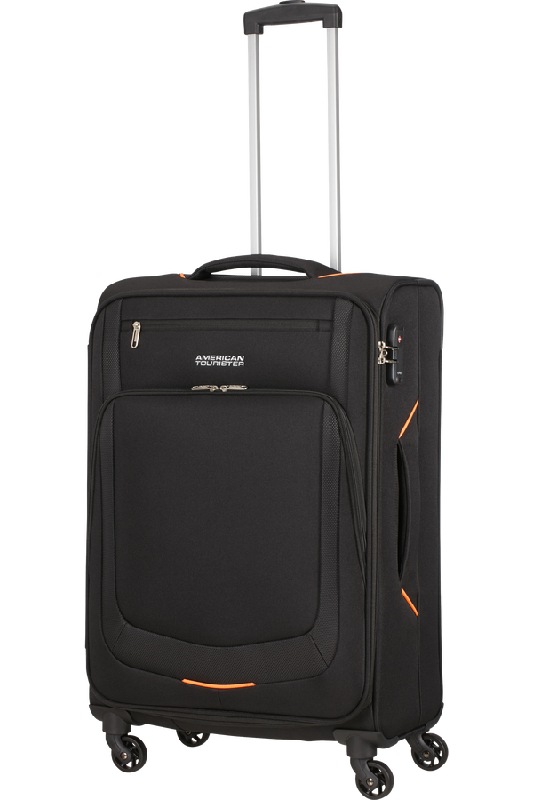American Tourister Summer Session Spinner TSA M  Black/Orange