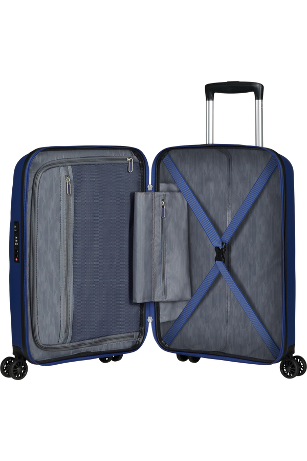 American Tourister Bon Air Dlx Spinner TSA 55cm  Bleu marine fonc&eacute;