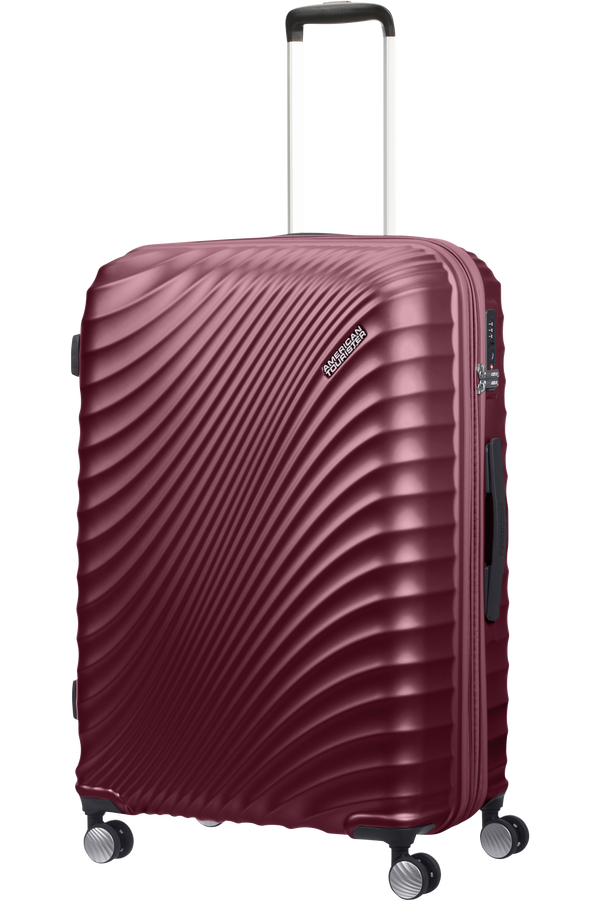 American Tourister Jetglam Spinner TSA Expandable 77cm  Metallic Grape Purple