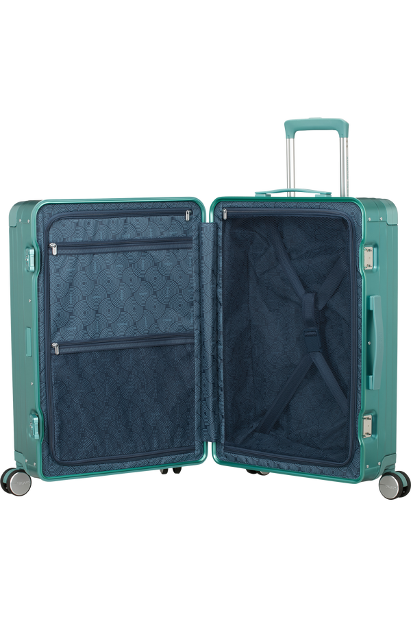 American Tourister Soundbox Alu Spinner TSA 68cm  Dusty Turquoise