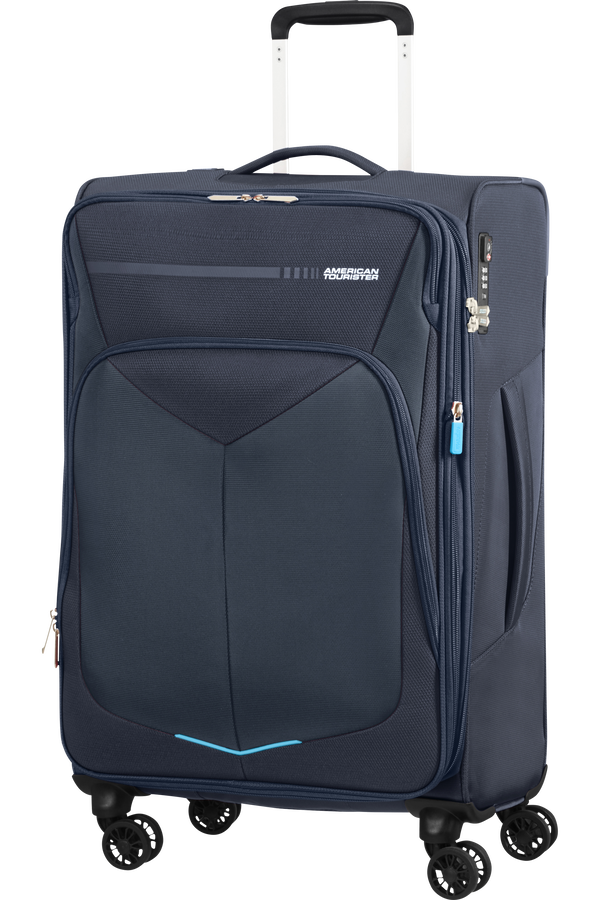 American Tourister Summerfunk Spinner Exp TSA 67cm  Navy