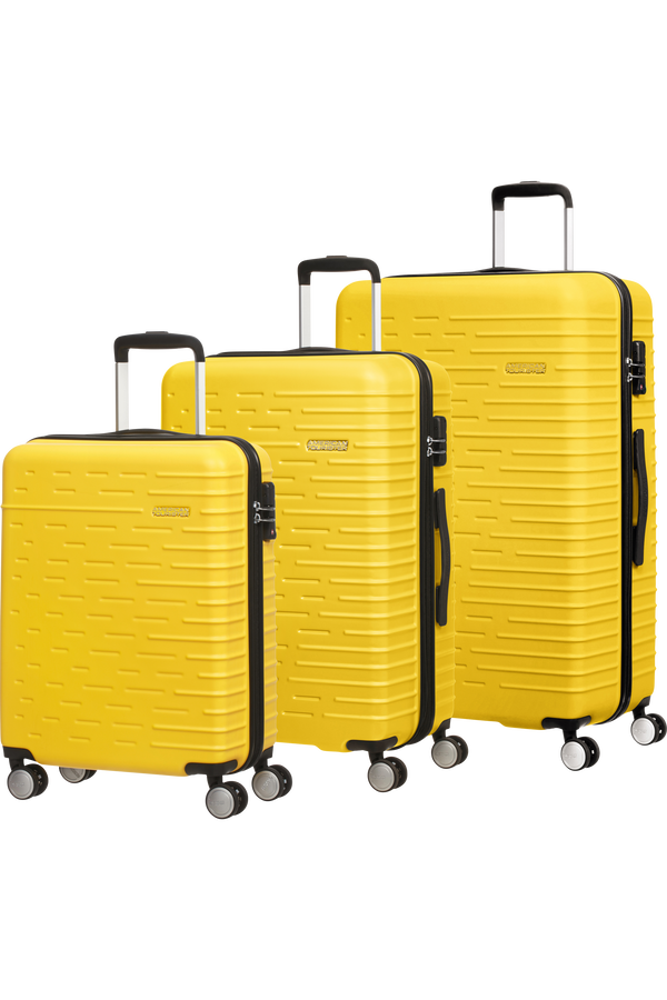 American Tourister Hyperdash 3 PC Set A  Jaune