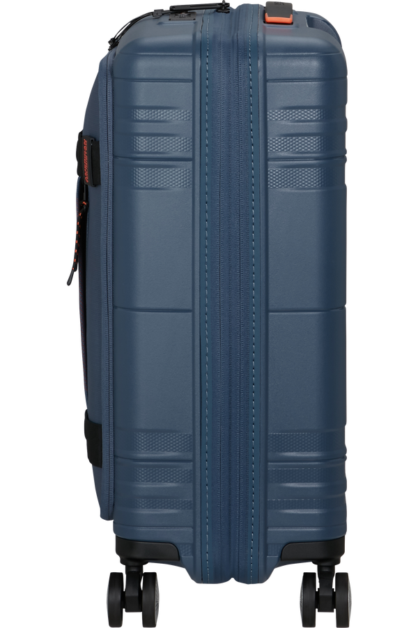American Tourister Hello Cabin Spinner Exp Coated 55cm  Navy/Orange