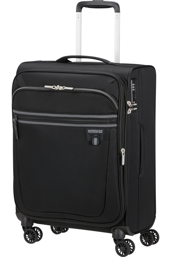 American Tourister Aerospin Spinner Expandable S  Schwarz