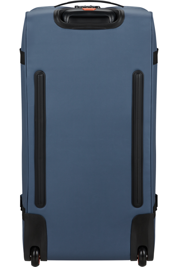 American Tourister Urban Track Duffle with Wheels Coated L  Navy/Orange