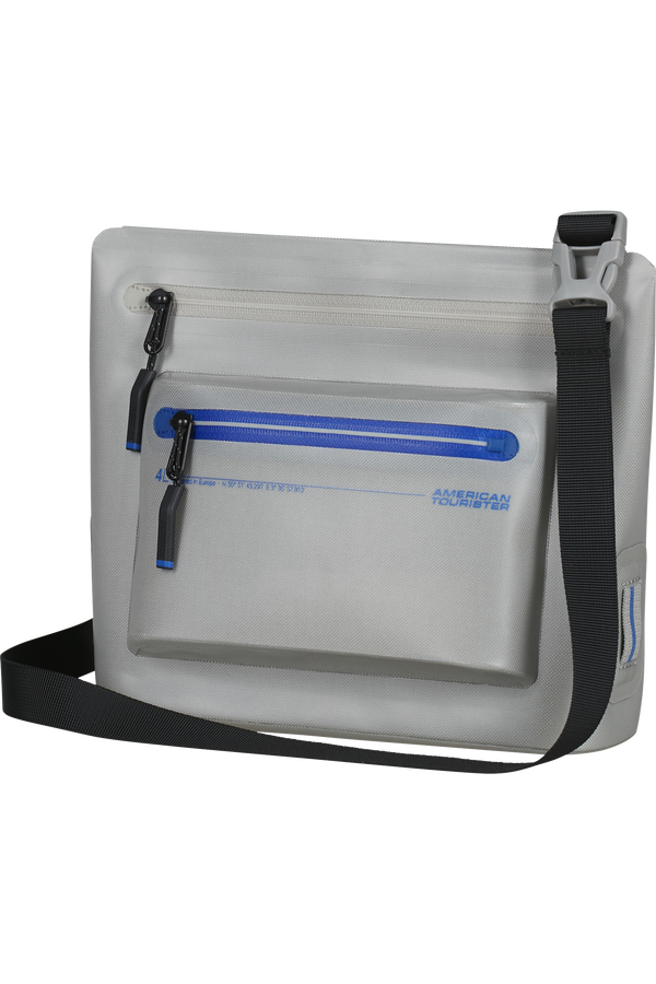 Colourdry M Sac &eacute;paule | American Tourister Colourdry Shoulder Bag M  Glacial Silver