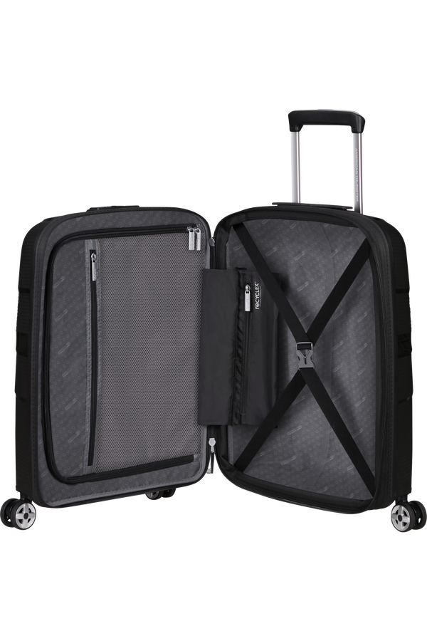 American Tourister Starvibe Spinner Expandable TSA 55cm Noir