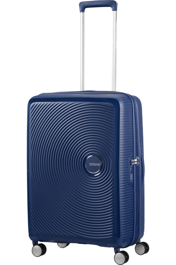 American Tourister Soundbox Spinner erweiterbar 67cm Midnight Navy