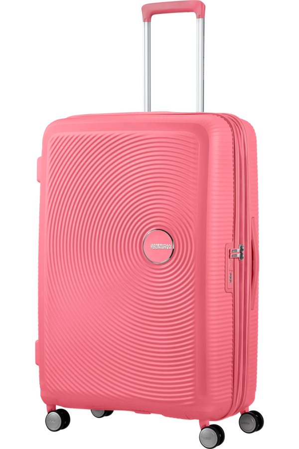 American Tourister Soundbox Spinner Expandable 77cm  Sun Kissed Coral