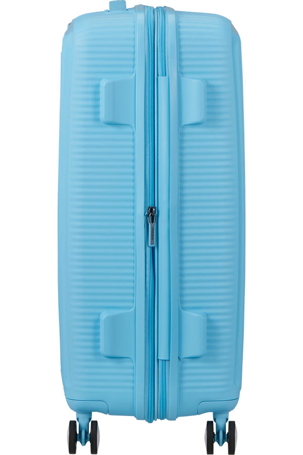 American Tourister SoundBox Spinner TSA Expandable 67cm  Blueberry Fizz