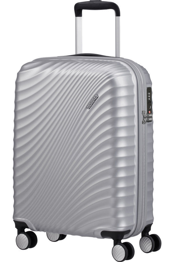 American Tourister Jetglam Spinner 55cm  Argent métal