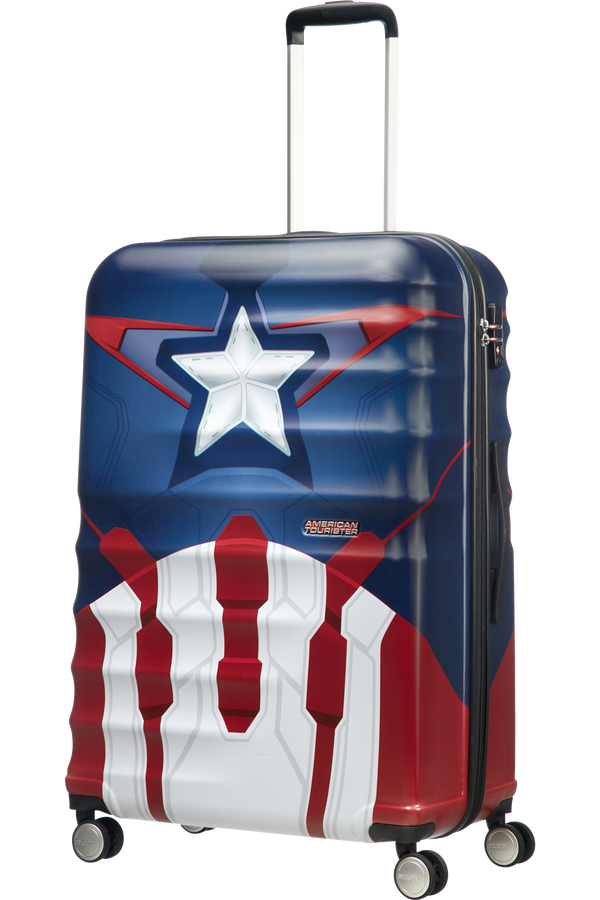 American Tourister Wavebreaker Disney Spinner 77cm  Captain America Close-Up