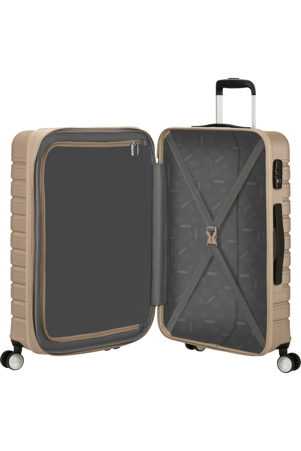 American Tourister Flashline Spinner 67/24 EXP TSA  Or ivoire