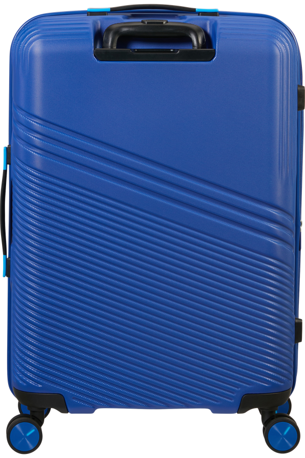 American Tourister Triple Trace Spinner TSA Expandable 67cm  Bleu marine/Bleu