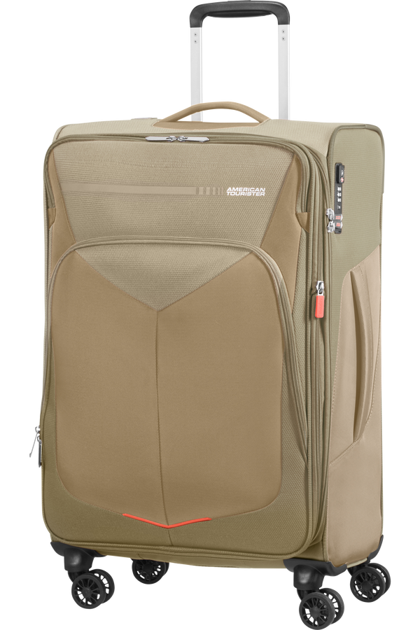 American Tourister Summerfunk Spinner Exp TSA 67cm  Beige