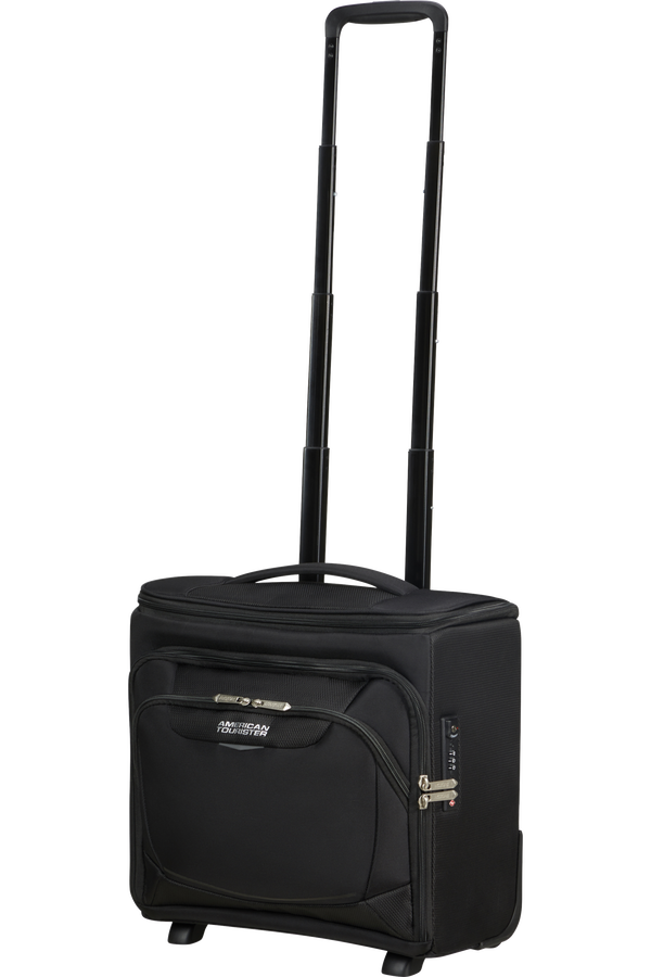 American Tourister SummerRide Upright Underseater Expandable Tsa Schwarz