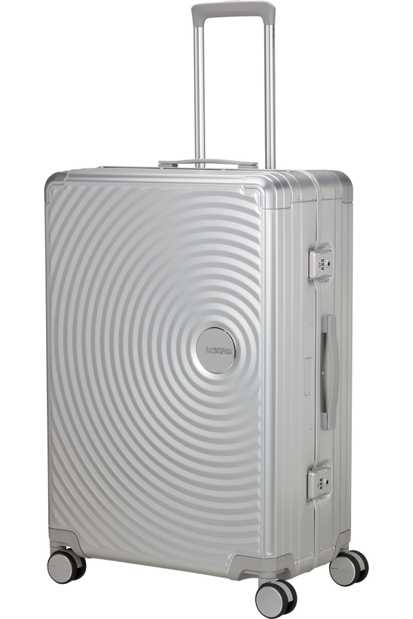 American Tourister Soundbox Alu Spinner TSA 77cm  Argent