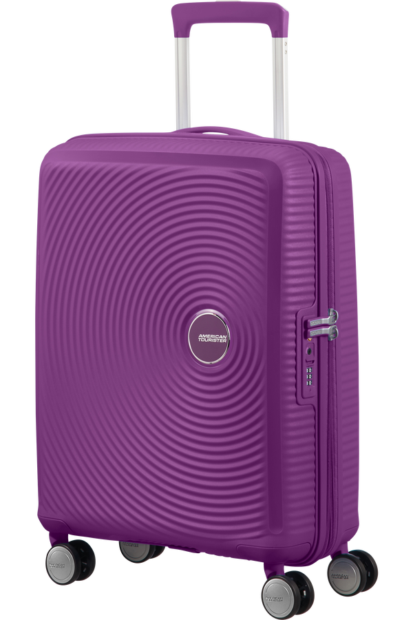 American Tourister Soundbox Spinner Expandable 55cm  Purple Orchid
