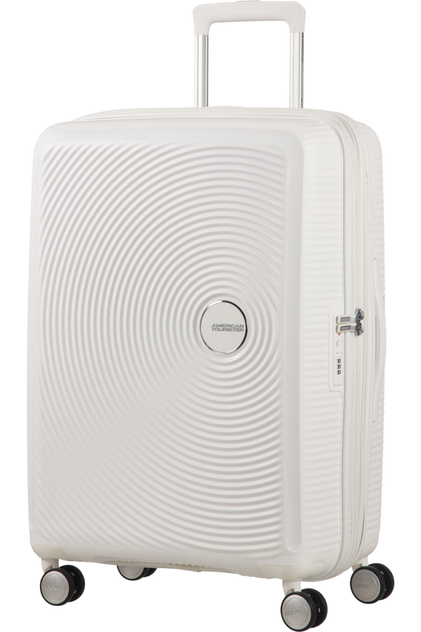 American Tourister Soundbox Spinner extensible 67cm Pure White