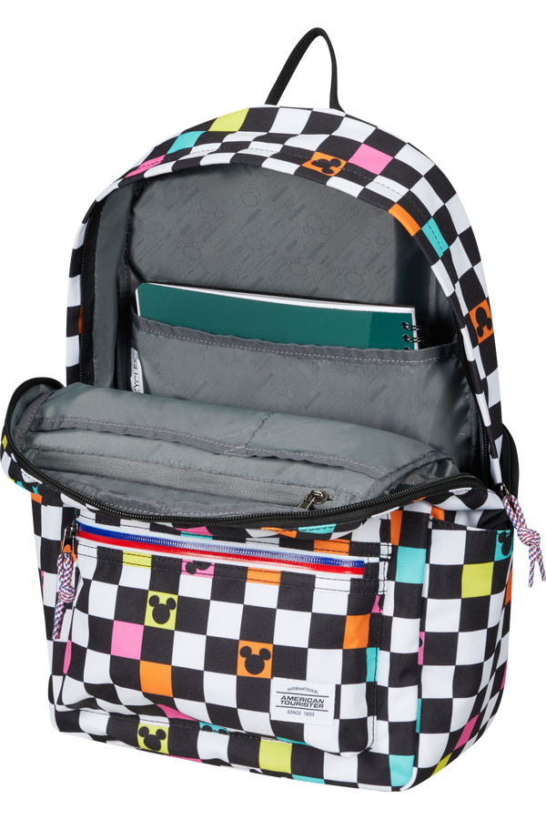 American Tourister Upbeat Disney Backpack Zip Disney  Mickey Check