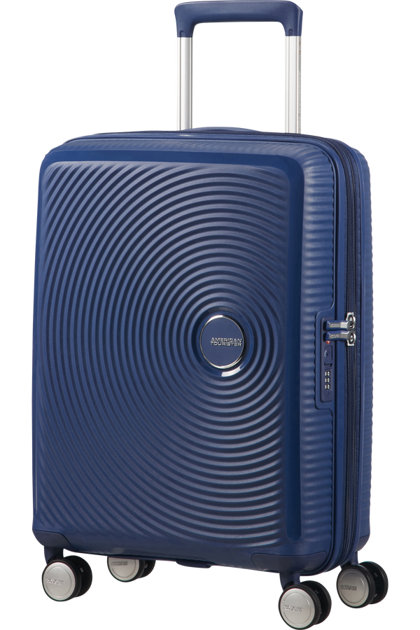 American Tourister Soundbox Spinner erweiterbar 55cm Midnight Navy