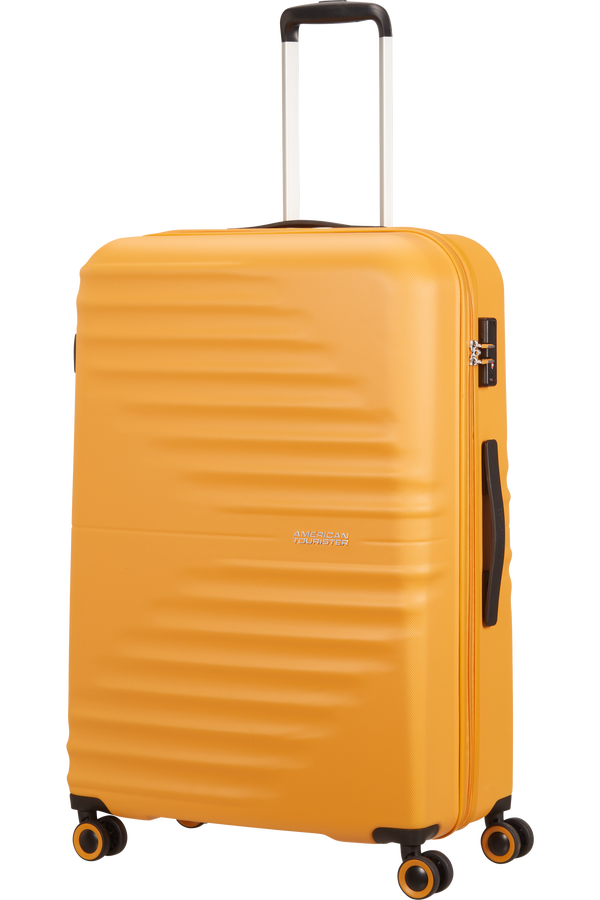 American Tourister Wavetwister Spinner TSA 77cm  Jaune