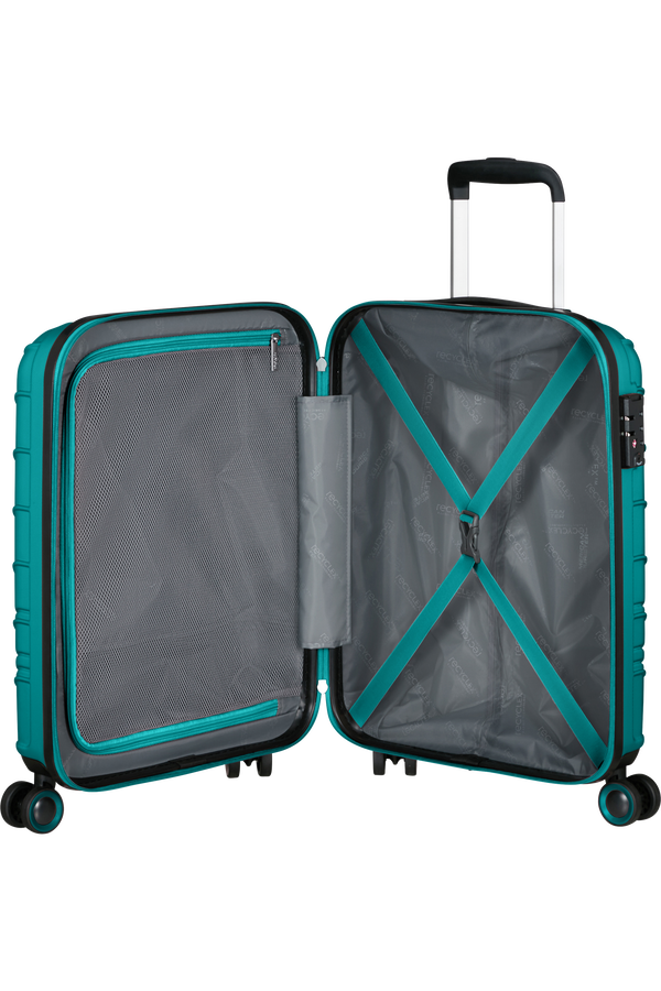 American Tourister Speedstar Spinner 55/20 Tsa  Deep Turquoise