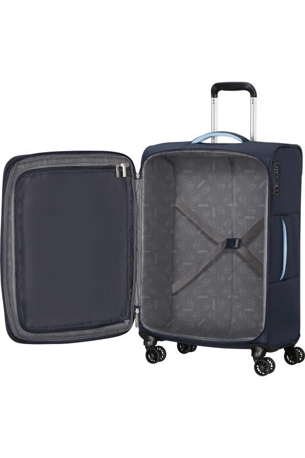 American Tourister Cloudrider Spinner EXP TSA M  Sky Navy