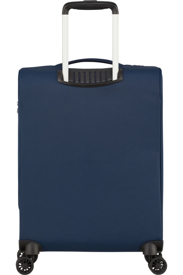 American Tourister Lite Ray Spinner TSA Expandable 55cm  Bleu marine fonc&eacute;
