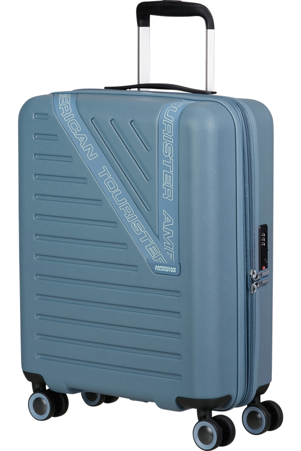 American Tourister Dynabelt Spinner EXP TSA 55cm  Rainstorm Blue