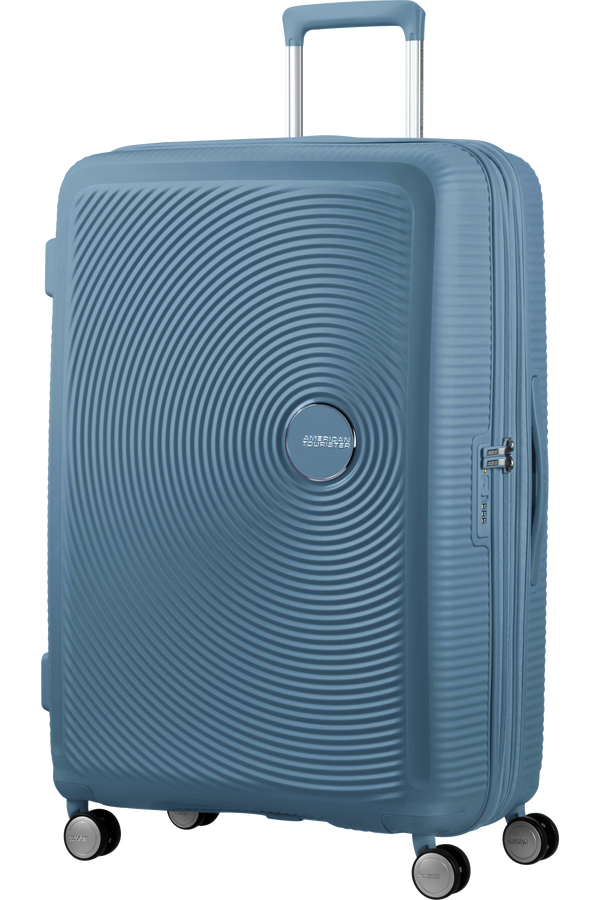 American Tourister Soundbox Spinner Expandable 77cm  Stone Blue