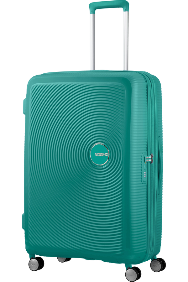 American Tourister Soundbox Spinner TSA Expandable 77cm  Forest Green